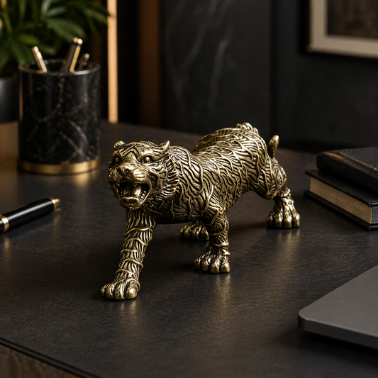 Tiger Desk Sculpture