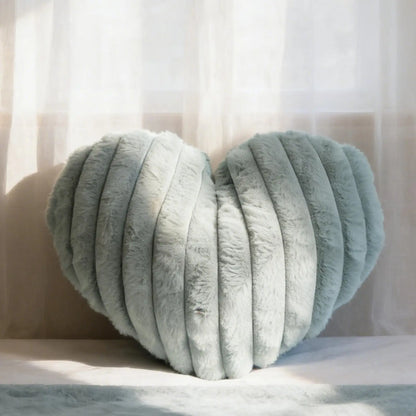 Plush Heart Accent Cushion