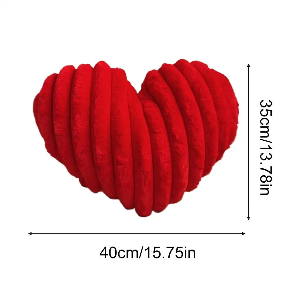 Plush Heart Accent Cushion