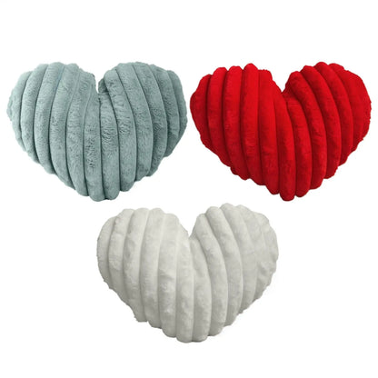 Plush Heart Accent Cushion