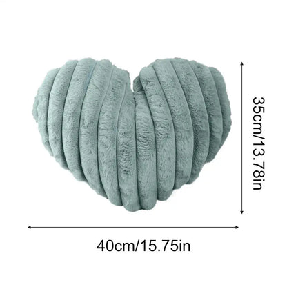 Plush Heart Accent Cushion